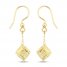 Dangle Earrings 14K Yellow Gold