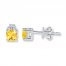 Citrine Earrings Sterling Silver