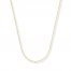 Cable Chain Necklace 14K Yellow Gold 16" Length