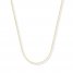 Cable Chain Necklace 14K Yellow Gold 16" Length