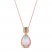 Le Vian Opal Necklace 3/8 ct tw Diamonds 14K Strawberry Gold 18"