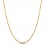 Men's Rope Chain 10K Yellow Gold 18"