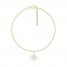 Diamond Compass Anklet 1/8 ct tw 10K Yellow Gold