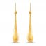 Teardrop Earrings 14K Yellow Gold