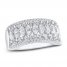 Diamond Anniversary Band 1 ct tw Marquise/Round-Cut 14K White Gold