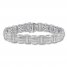 Men's Diamond Bracelet 1/2 ct tw Round-cut Sterling Silver