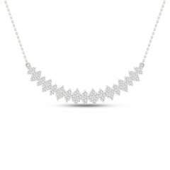 Lab-Created Diamonds by KAY Necklace 2 ct tw 14K White Gold 18"