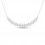 Lab-Created Diamonds by KAY Necklace 2 ct tw 14K White Gold 18"