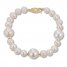 Cultured Pearl Bracelet 14K Yellow Gold 7.5"