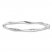 Twist Bangle Bracelet 14K White Gold