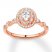 Previously Owned Diamond Engagement Ring 5/8 Carat tw 14K Rose Gold