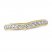 Diamond Contour Ring 1/3 ct tw Round-cut 14K Yellow Gold