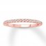 Diamond Wedding Band 1/4 ct tw Round-cut 14K Rose Gold