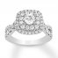 Diamond Engagement Ring 1-3/4 ct tw Round-cut 14K White Gold