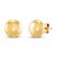 Flat Ball Stud Earrings 14K Yellow Gold 5.75mm