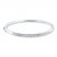 Diamond Bangle Bracelet 1/10 ct tw Round-cut Sterling Silver