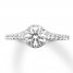 Diamond Engagement Ring 1 ct tw Round-cut 14K White Gold