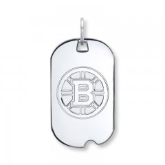 NHL Boston Bruins Dog Tag Sterling Silver