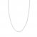 Snake Chain Necklace 14K White Gold 18" Length