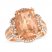 Le Vian Couture Morganite Ring 1/2 ct tw Diamonds 18K Strawberry Gold