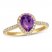 Le Vian Amethyst & Diamond Ring 1/3 ct tw 14K Honey Gold