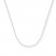 Cable Chain Necklace 14K White Gold 16" Length