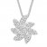 Diamond Necklace 1/4 ct tw Round-cut 10K White Gold