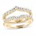 Leo Diamond Enhancer Band 1 ct tw Round-cut 14K Yellow Gold