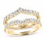 Leo Diamond Enhancer Band 1 ct tw Round-cut 14K Yellow Gold