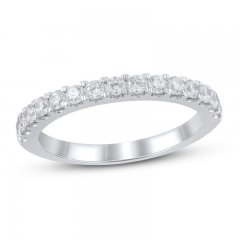 Lab-Created Diamonds by KAY Anniversary Ring 1/2 ct tw Round-cut 14K White Gold