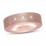 Neil Lane Men's Diamond Wedding Band 1/5 ct tw Princess-cut 14K Rose Gold