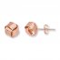 Love Knot Earrings 14K Rose Gold