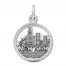 New York City Skyline Sterling Silver Charm