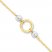 Circle Anklet 14K Two-Tone Gold