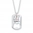 NASCAR #11 Bottle Opener Dog Tag Necklace Stainless Steel