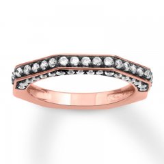 Diamond Anniversary Band 3/4 ct tw Round-cut 14K Rose Gold