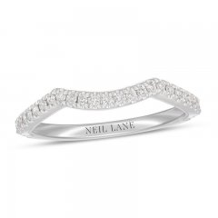 Neil Lane Diamond Wedding Band 1/5 ct tw Round 14K White Gold