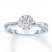 Diamond Engagement Ring 1/2 ct tw Round-Cut 14K White Gold