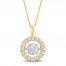 Unstoppable Love Diamond Necklace 1 ct tw 14K Yellow Gold 19"