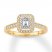 Emerald-Cut Diamond Engagement Ring 1/2 ct tw 14K Yellow Gold