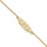 Filigree Heart Anklet 14K Yellow Gold