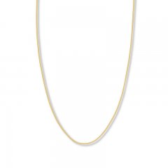 Adjustable 22" Snake Chain 14K Yellow Gold Appx. 1.4mm