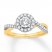 Diamond Engagement Ring 5/8 ct tw Round-cut 14K Two-Tone Gold