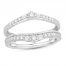 Diamond Enhancer Band 1/4 ct tw Round-cut 14K White Gold