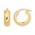 Hoop Earrings 14K Yellow Gold 15mm