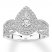 Diamond Engagement Ring 1 ct tw Round-cut 14K White Gold