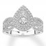 Diamond Engagement Ring 1 ct tw Round-cut 14K White Gold