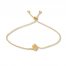 Palm Tree Bolo Bracelet 14K Yellow Gold