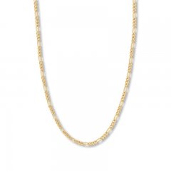 20" Figaro Chain Necklace 14K Yellow Gold Appx. 3.9mm