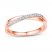 Diamond Ring 1/15 ct tw Round-cut 10K Rose Gold